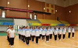 学校举行甘肃省第五届大学生运动会必发bf88唯一官网登录代表团出征仪式